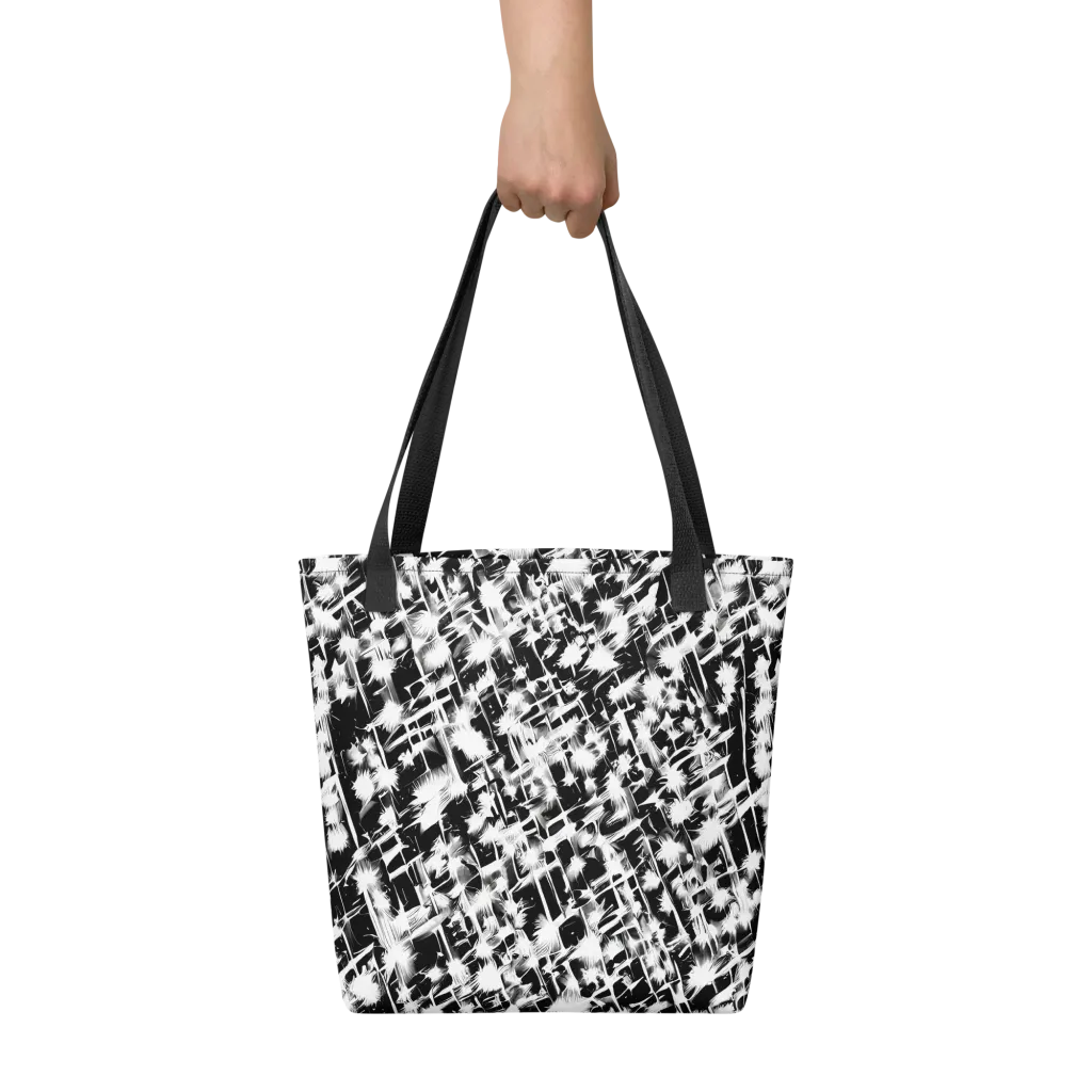 Noir Bloom on Tote Bag — Front