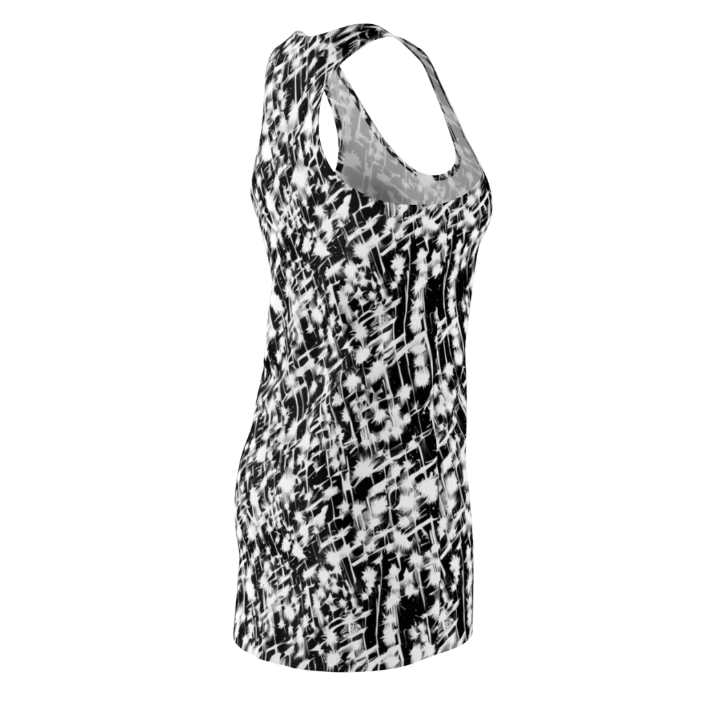 Noir Bloom on Racerback Dress — Back Side