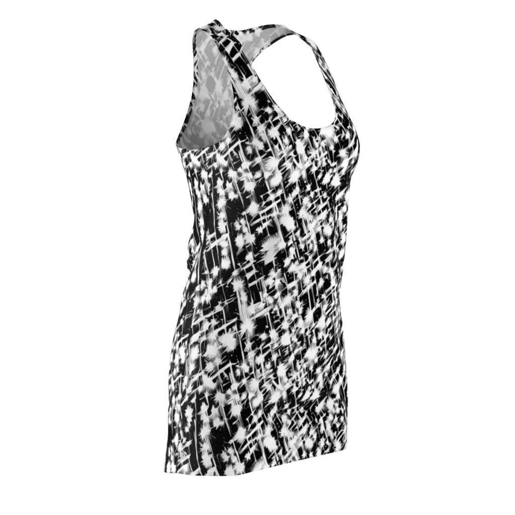 Noir Bloom on Racerback Dress — Front Side