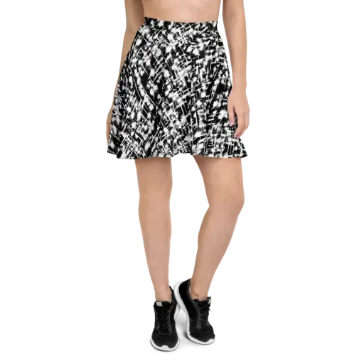 Noir Bloom on a Skater Skirt