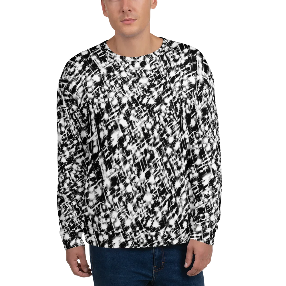 Noir Bloom on Sweatshirt — Front