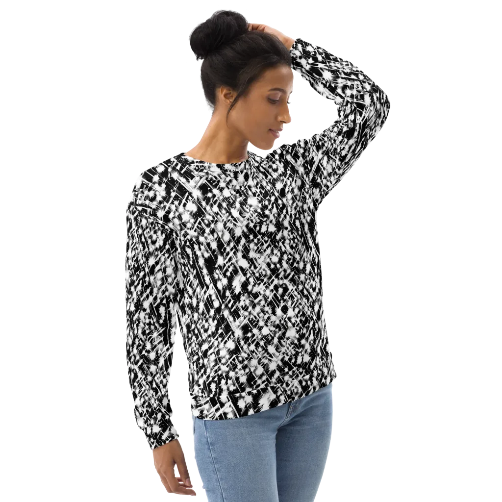 Noir Bloom on Sweatshirt — Right Front