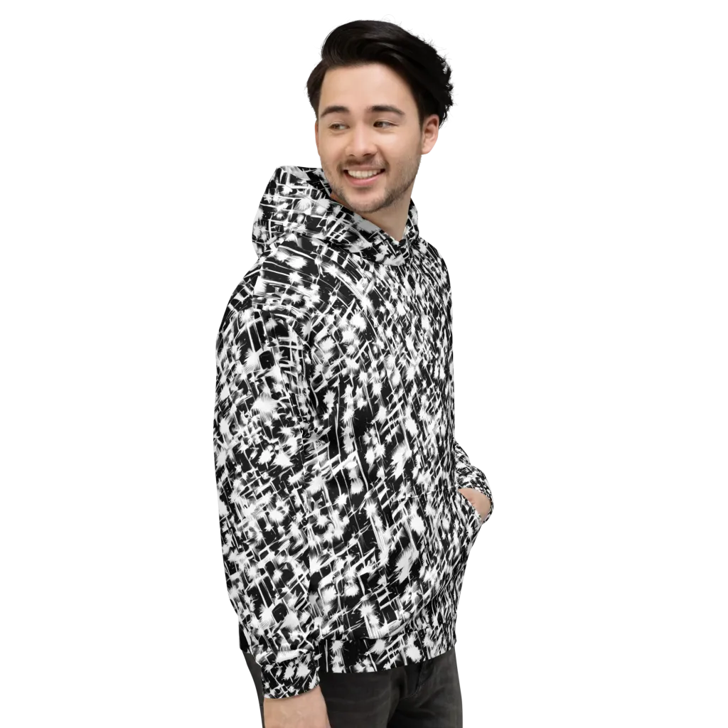 Noir Bloom on Hoodie — Right