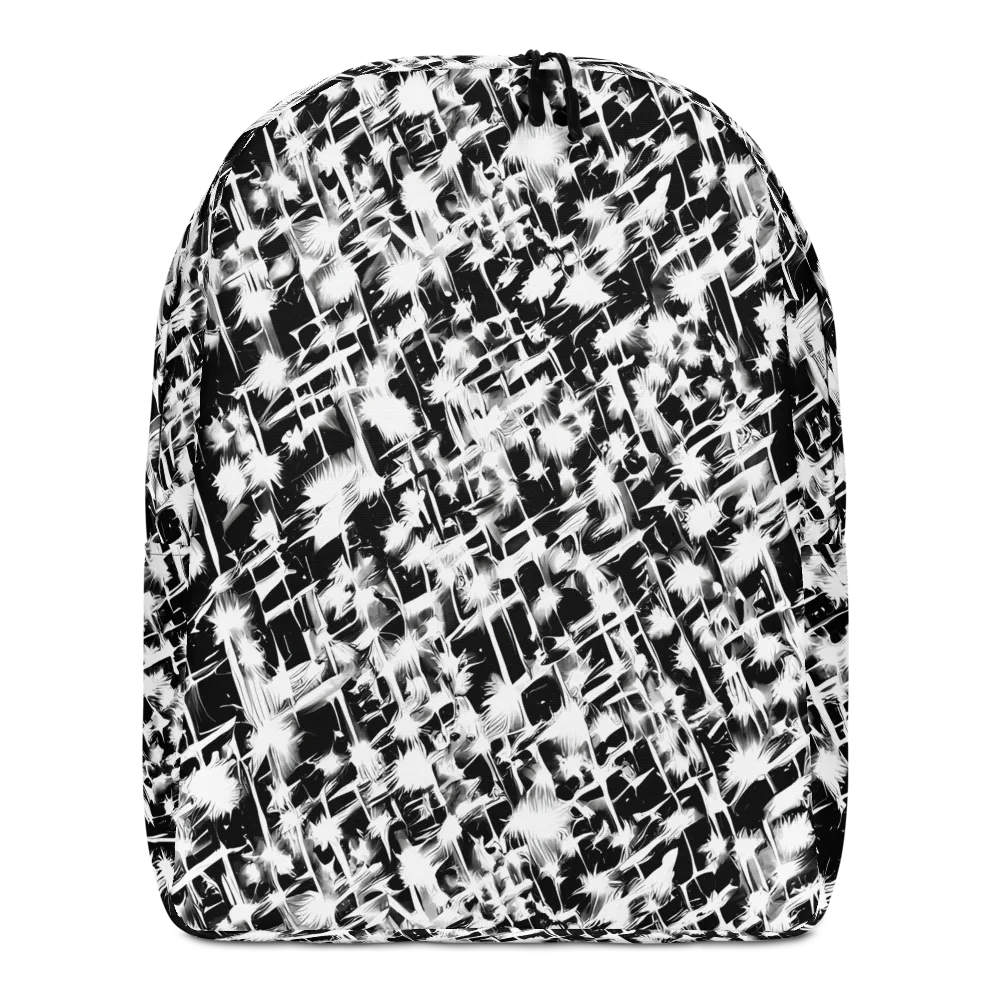 Noir Bloom on Minimalist Backpack — Front