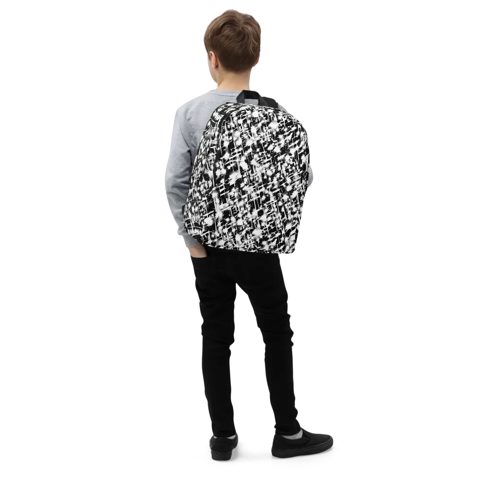 Noir Bloom on Minimalist Backpack — Right Front