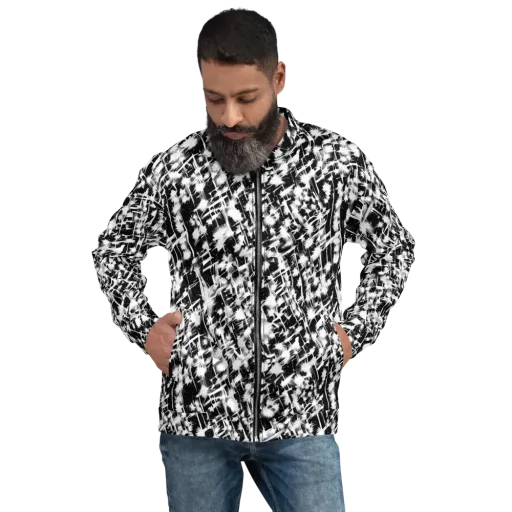 Noir Bloom on a Bomber Jacket
