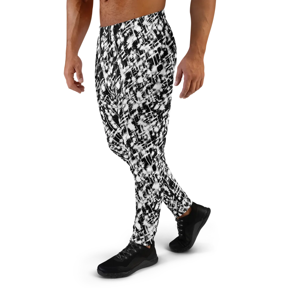 Noir Bloom on Men's Joggers — Left