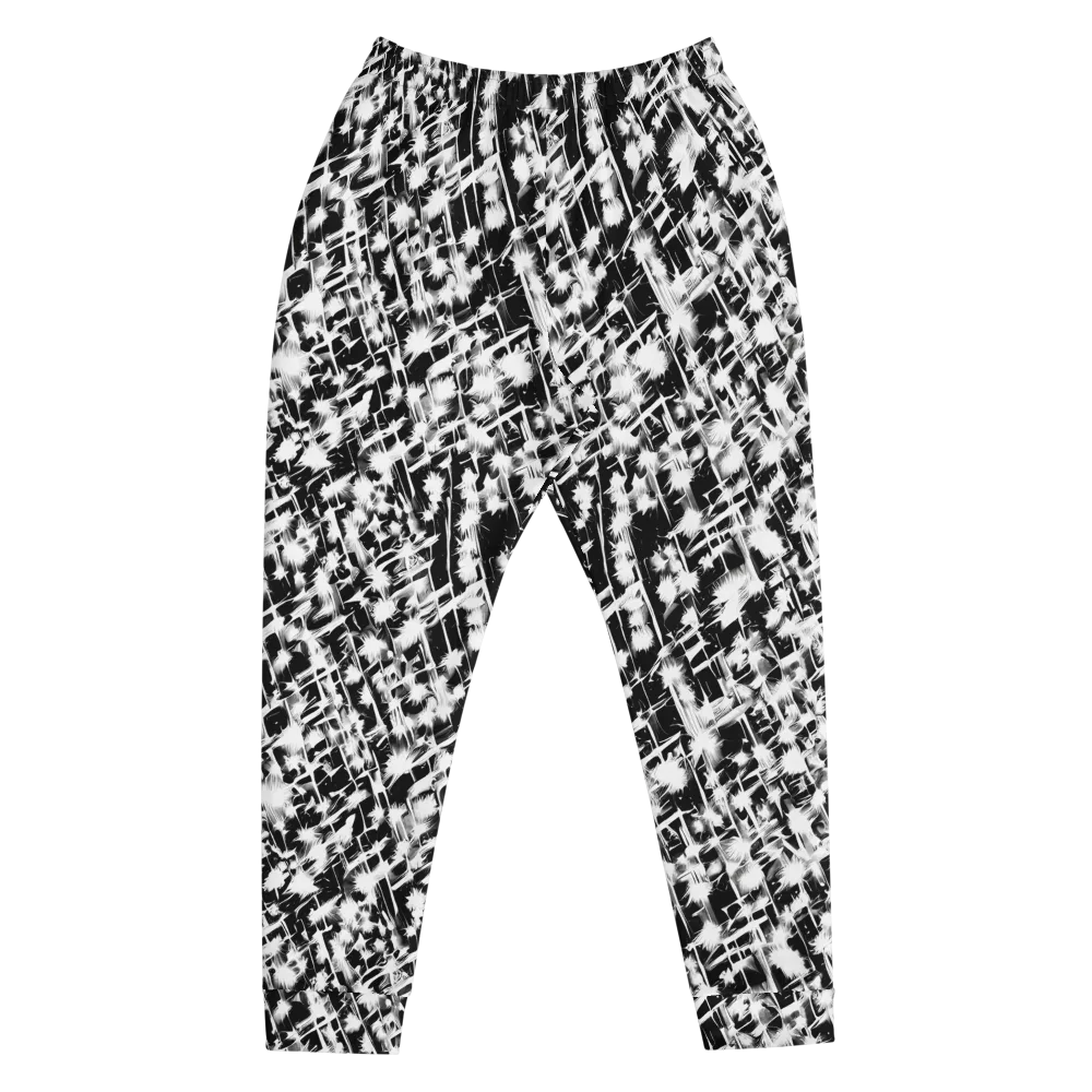 Noir Bloom on Men's Joggers — Front