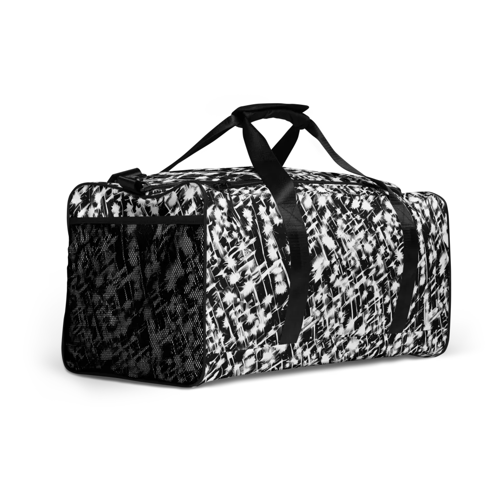 Noir Bloom on Duffle Bag — Right Front