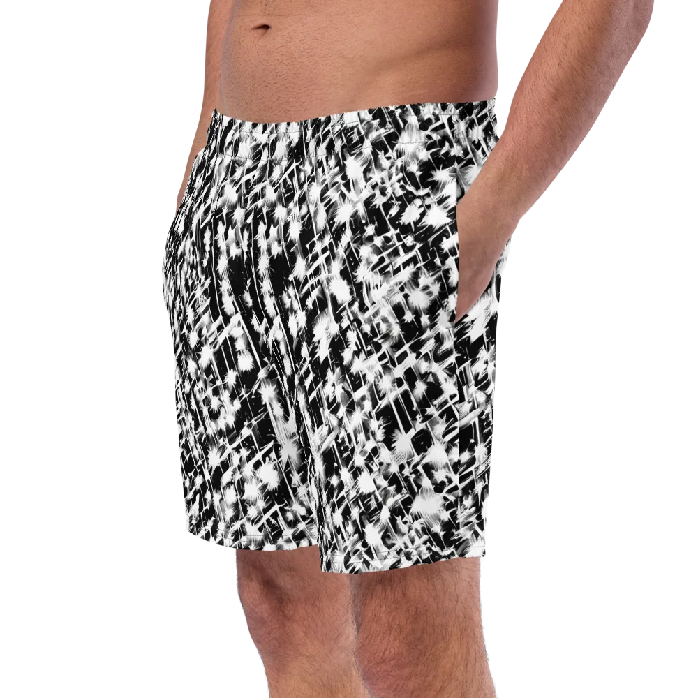 Noir Bloom on Swim Trunks — Left Front