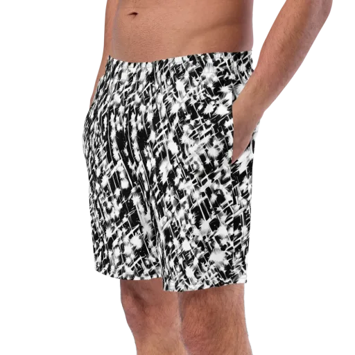 Noir Bloom on a Swim Trunks