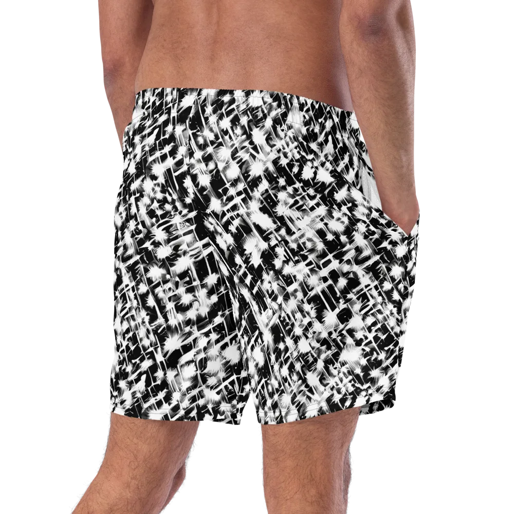 Noir Bloom on Swim Trunks — Right Back