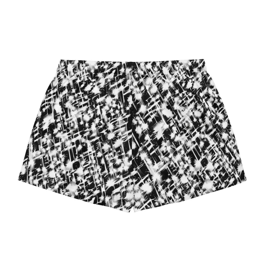 Noir Bloom on Women's Pajama Shorts — Back