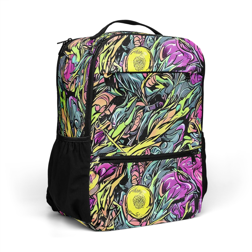 Prism Garden on Utility Backpack — Right Front