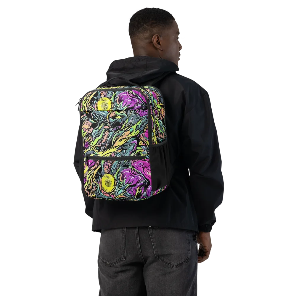 Prism Garden on Utility Backpack — Back
