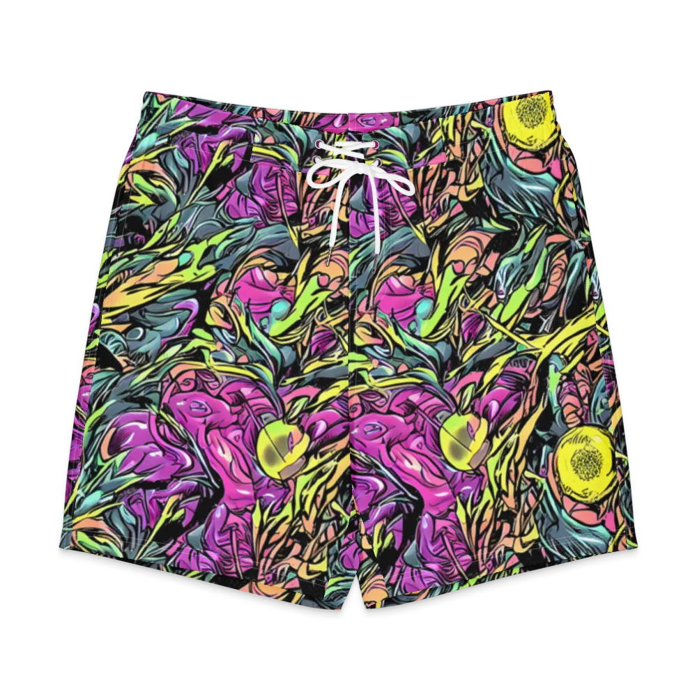 Prism Garden on Men's Board Shorts — Front