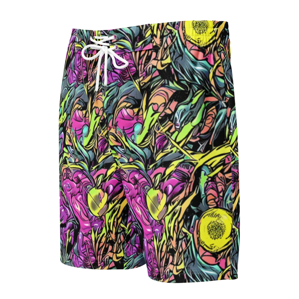 Prism Garden on Men's Board Shorts — Front