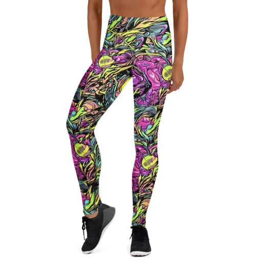 Prism Garden on a Yoga Leggings