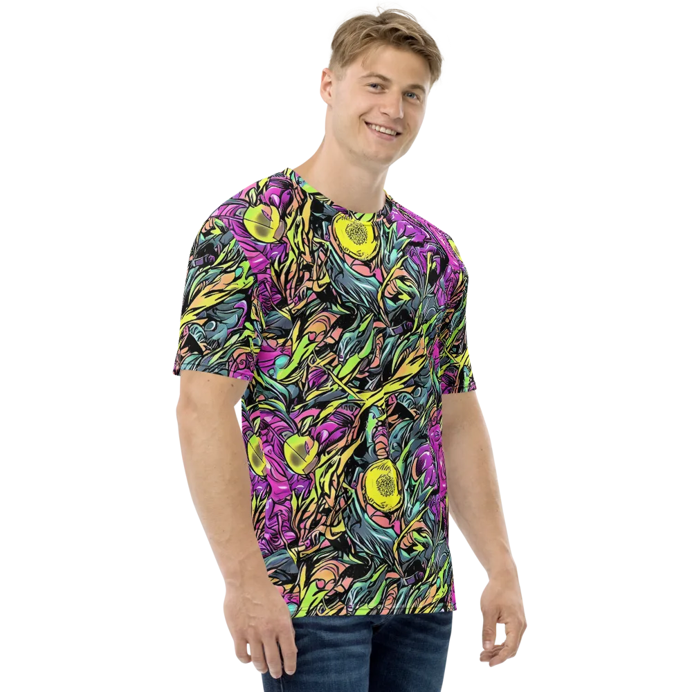 Prism Garden on Men's Crew Neck T-Shirt — Right