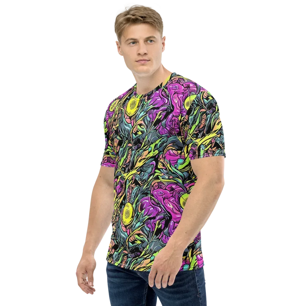 Prism Garden on Men's Crew Neck T-Shirt — Left