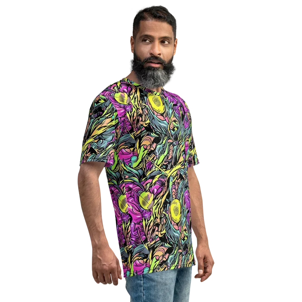 Prism Garden on Men's Crew Neck T-Shirt — Right
