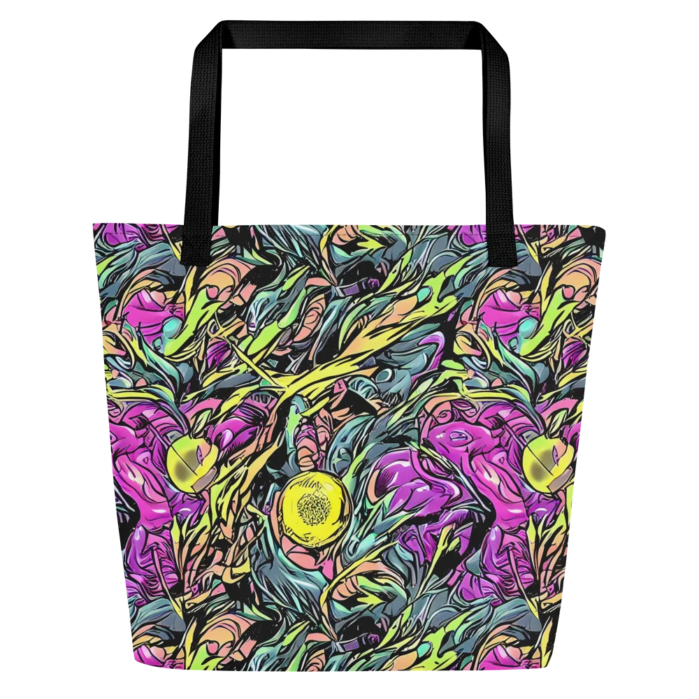 Prism Garden on Large Tote Bag W/ Pocket — Front