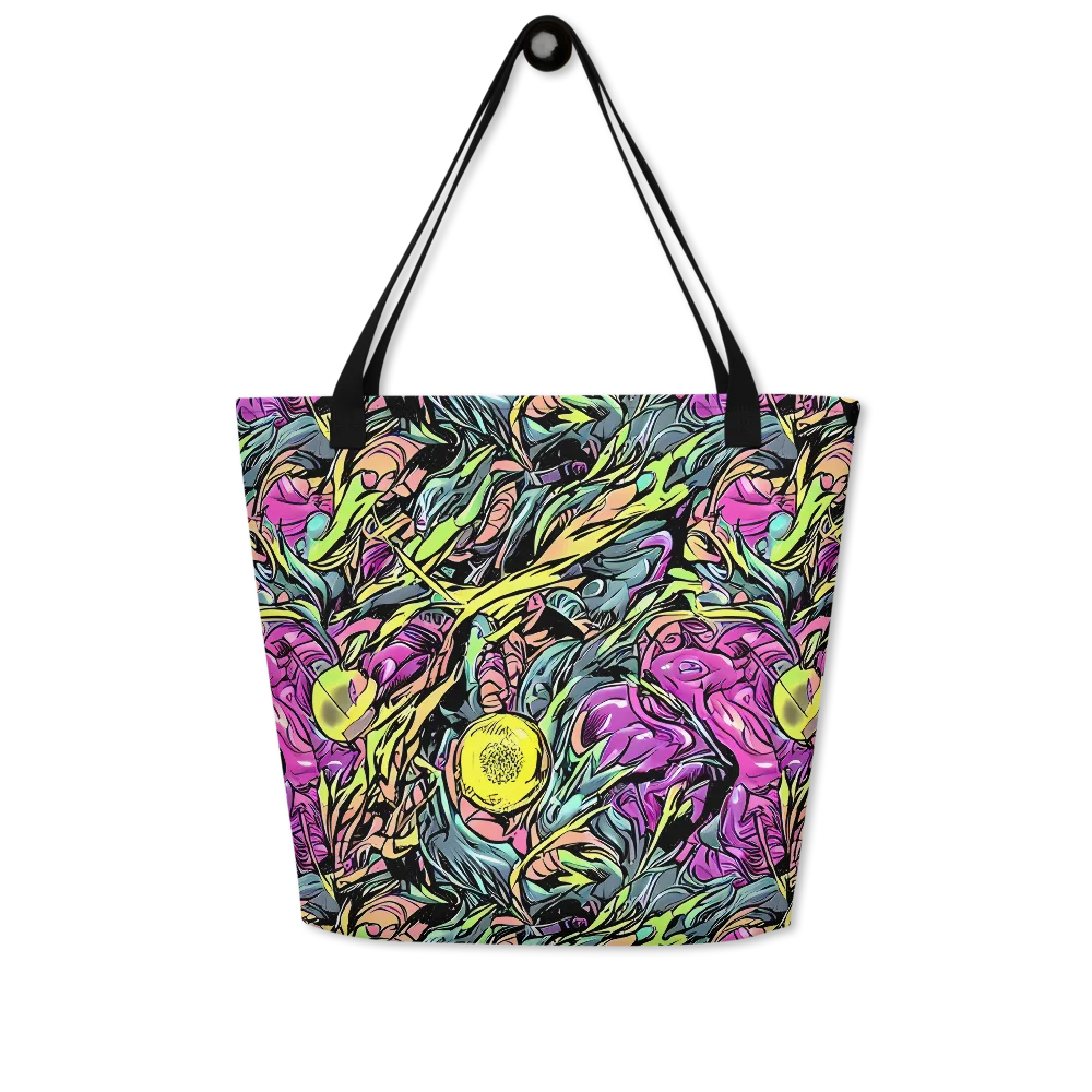 Prism Garden on Large Tote Bag W/ Pocket — Front