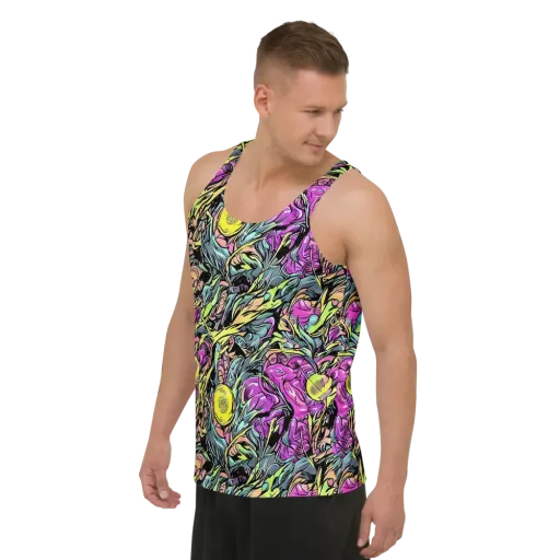 Prism Garden on a Men's Tank Top
