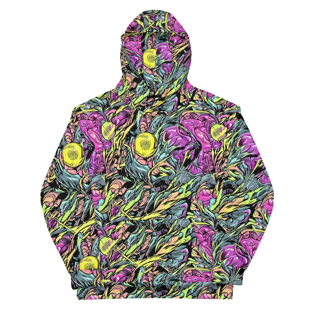 Prism Garden on Cotton Hoodie — Front