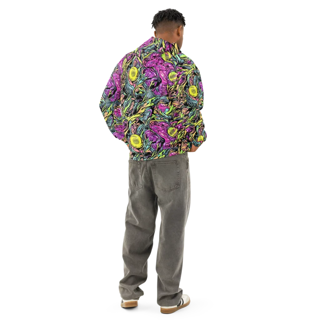 Prism Garden on Cotton Hoodie — Back