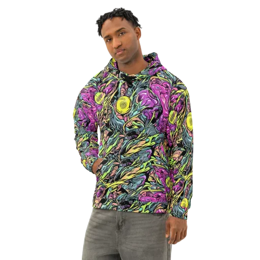 Prism Garden on a Cotton Hoodie