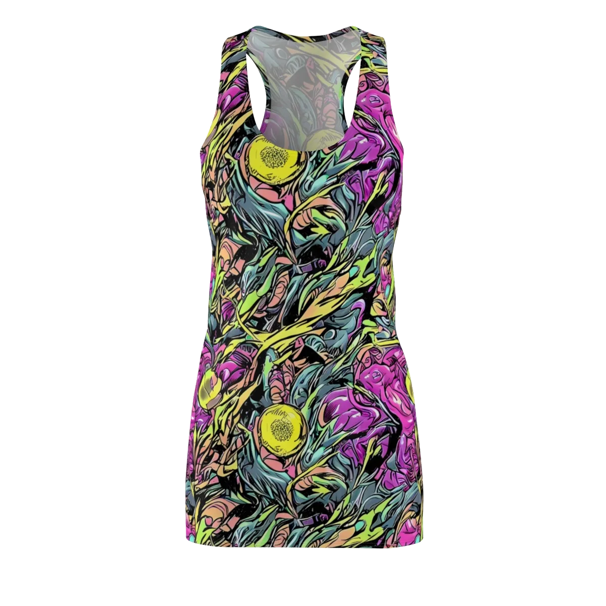 Prism Garden on Racerback Dress — Front