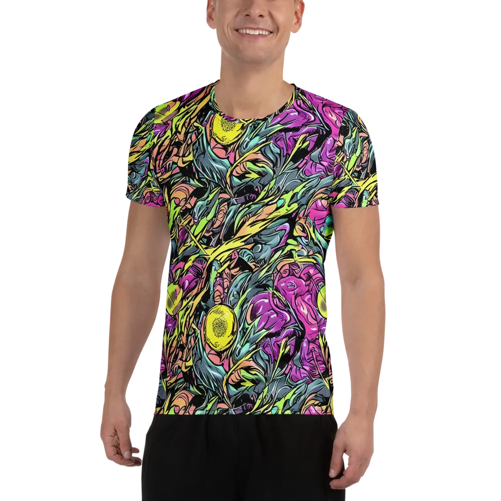 Prism Garden on Men's Athletic T-Shirt — Front