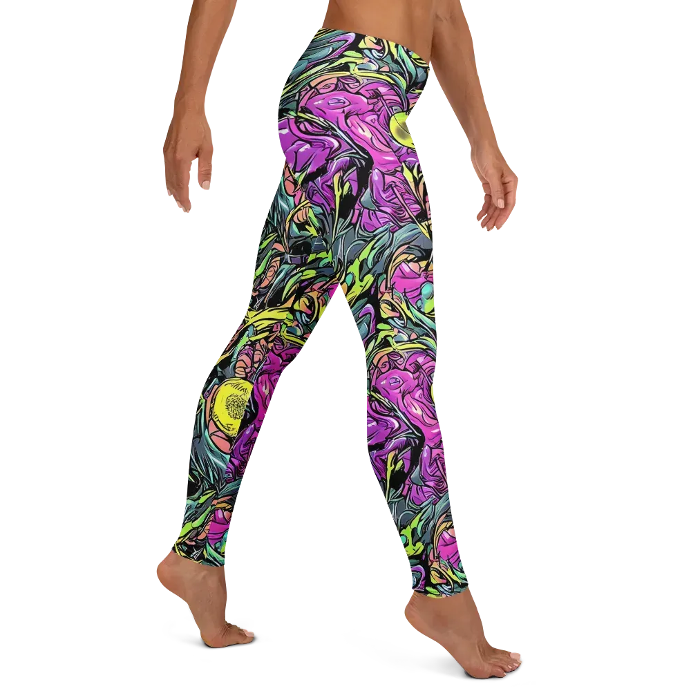 Prism Garden on Leggings — Right