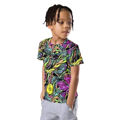 Prism Garden on a Kids Crew Neck T-Shirt