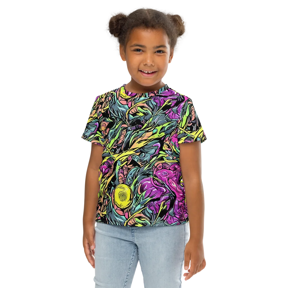 Prism Garden on Kids Crew Neck T-Shirt — Front