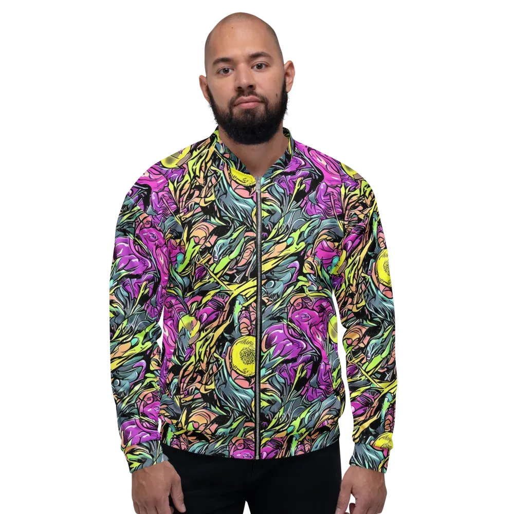 Prism Garden on Bomber Jacket — Front