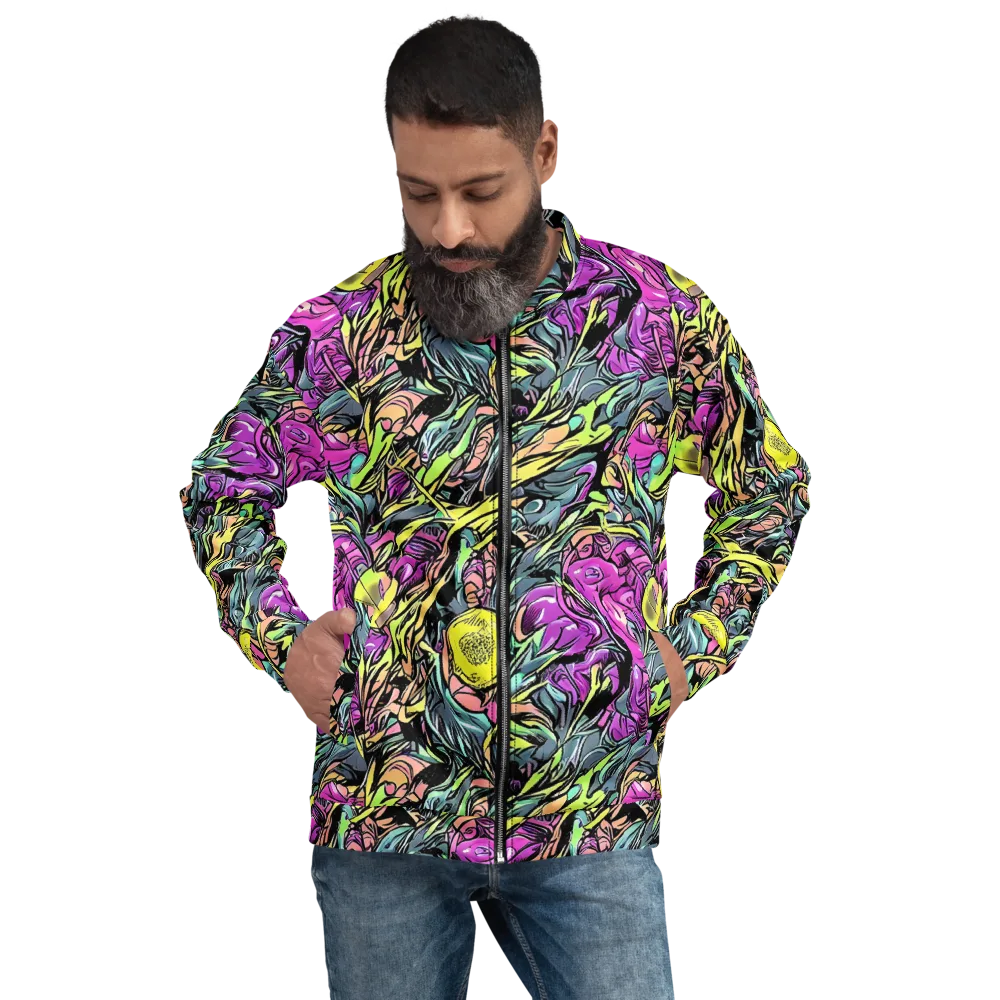 Prism Garden on Bomber Jacket — Front