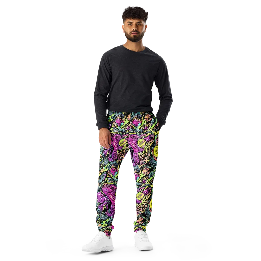 Prism Garden on Men's Joggers — Front