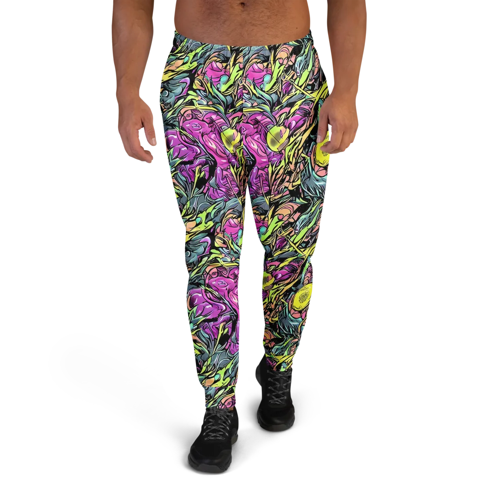 Prism Garden on Men's Joggers — Front