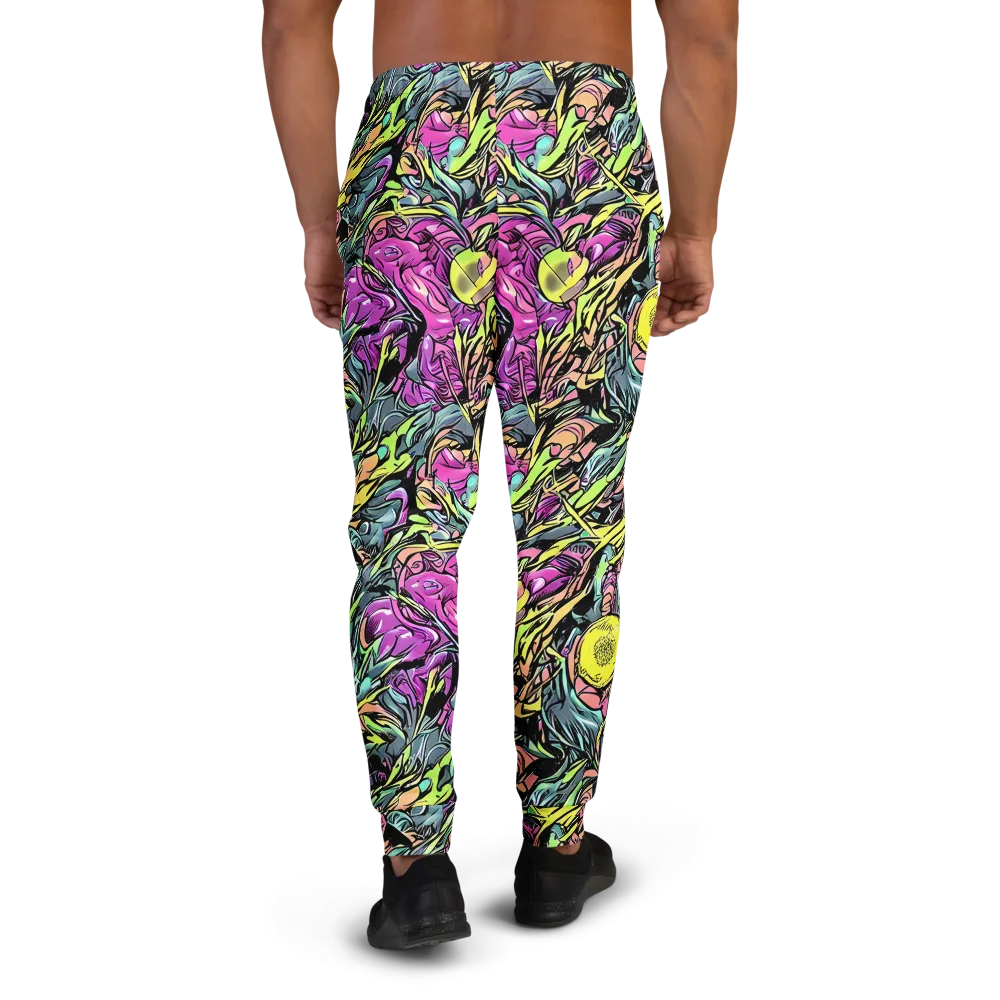 Prism Garden on Men's Joggers — Back