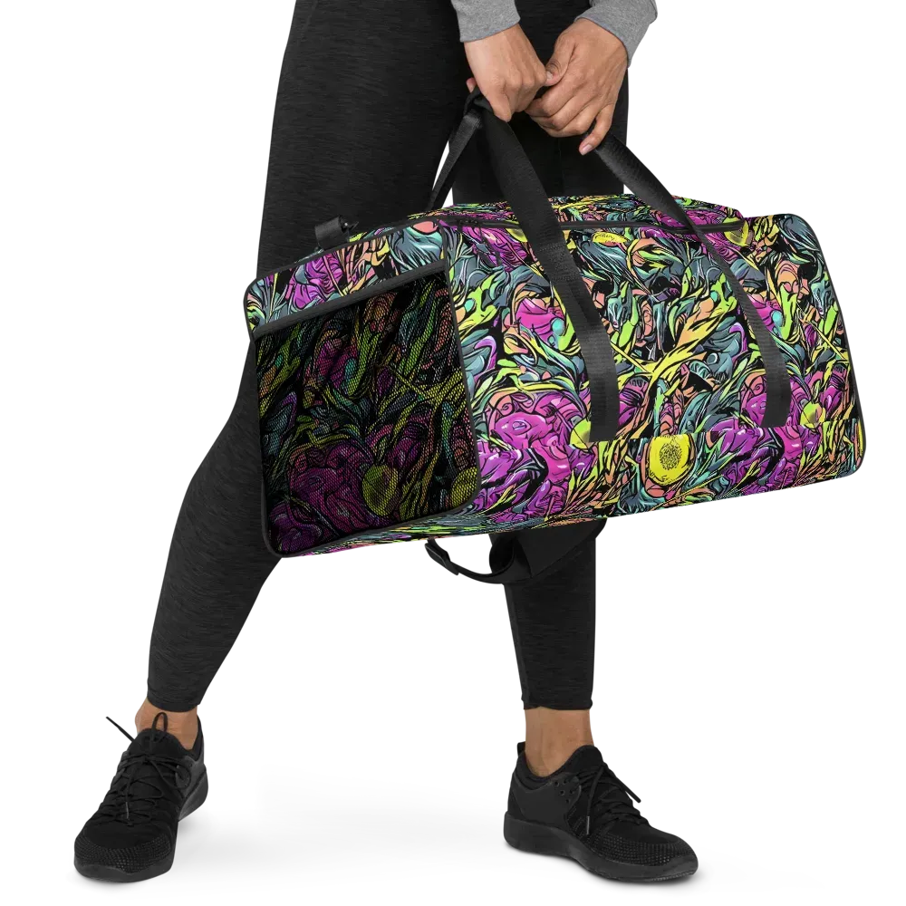 Prism Garden on Duffle Bag — Right Front