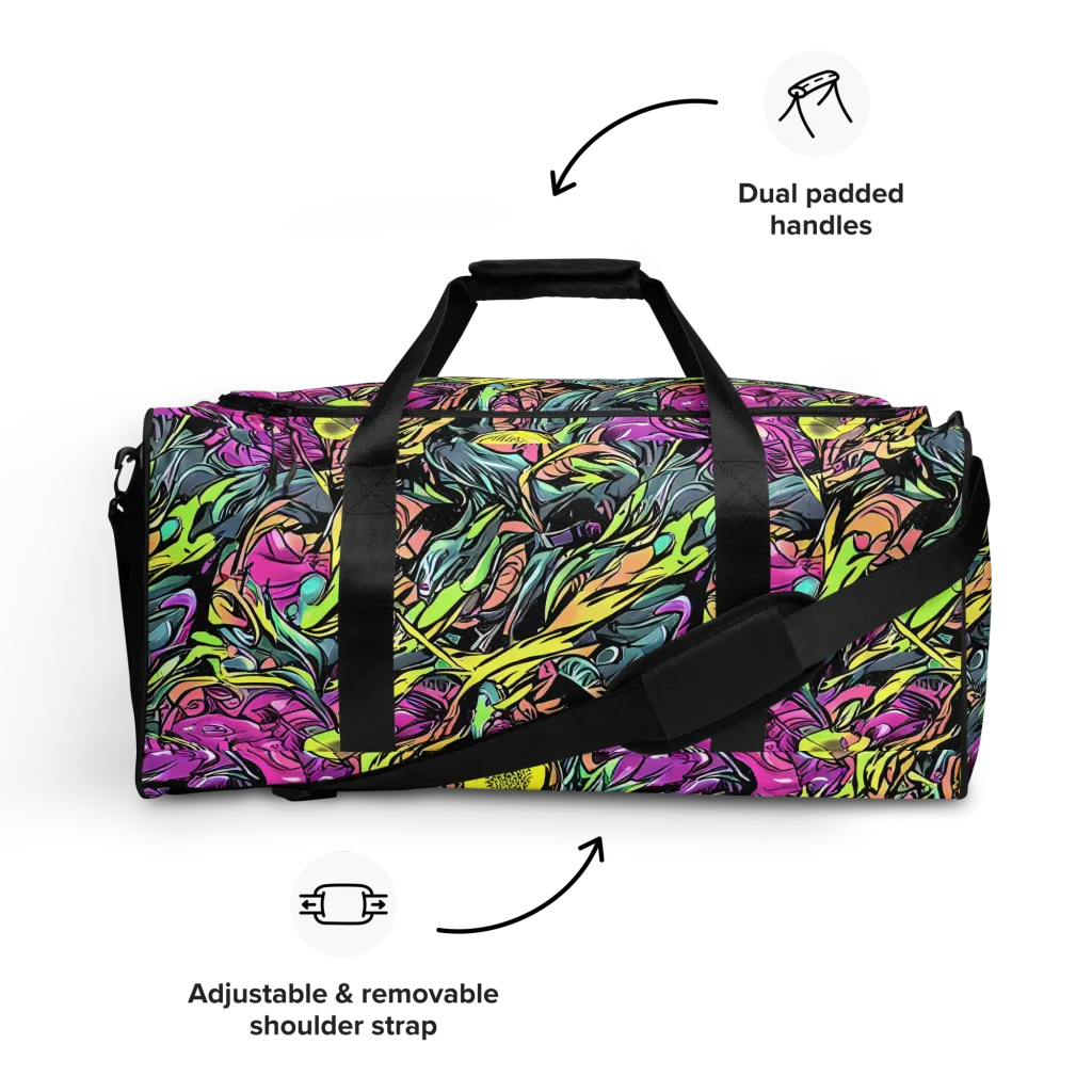 Prism Garden on Duffle Bag — Front