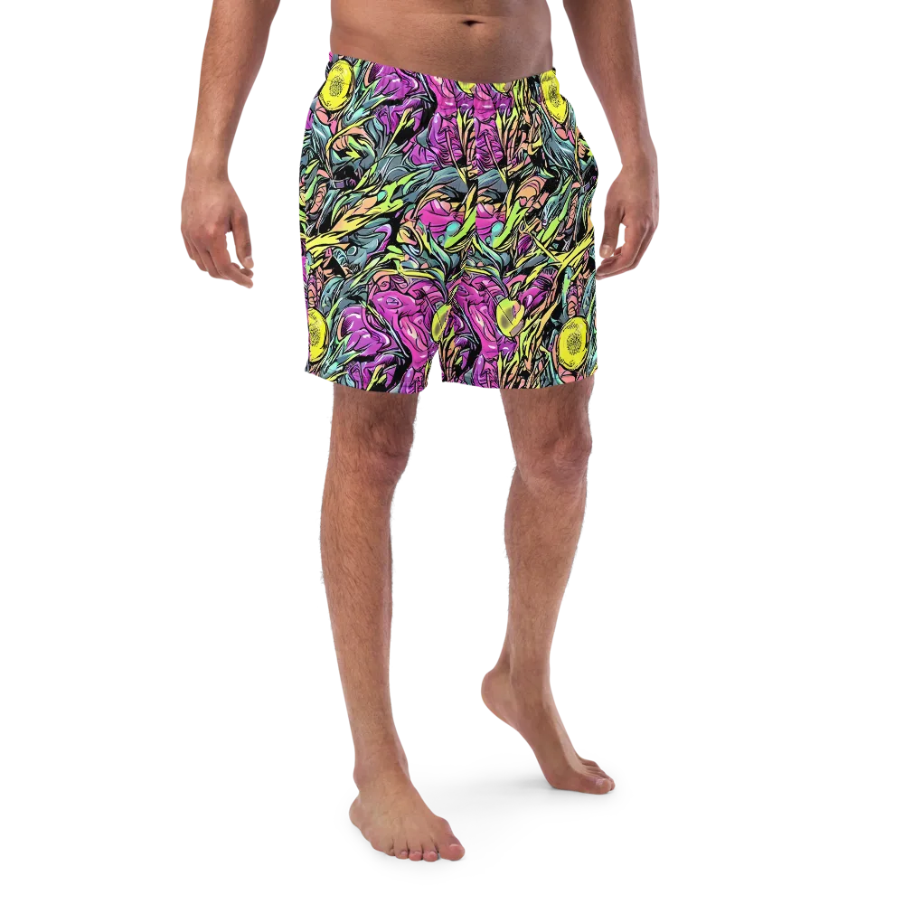 Prism Garden on Swim Trunks — Front