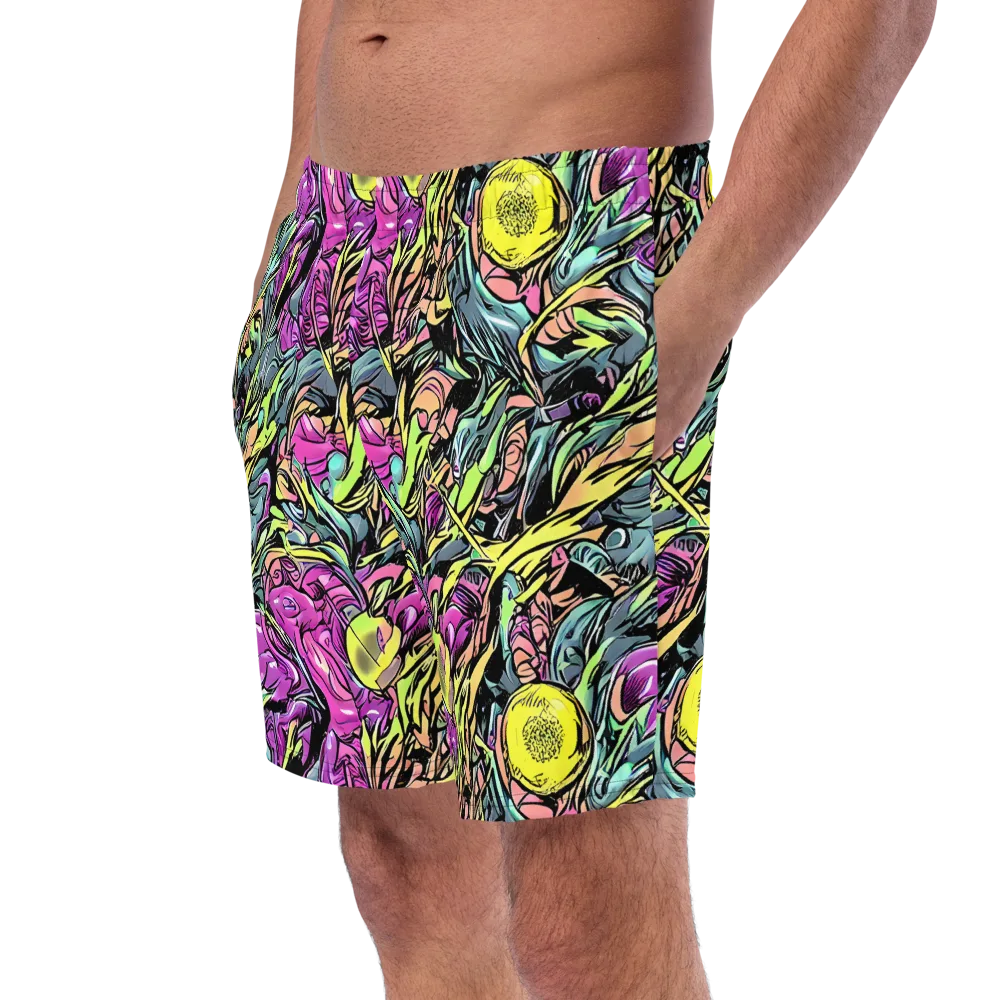Prism Garden on Swim Trunks — Left Front