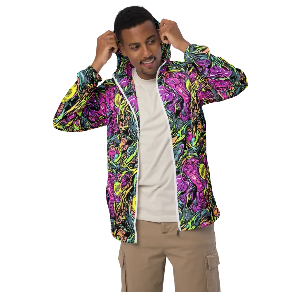 Prism Garden on Men's Windbreaker — Front
