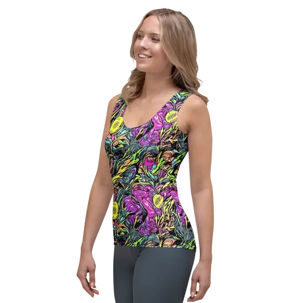 Prism Garden on Women's Tank Top — Left Front