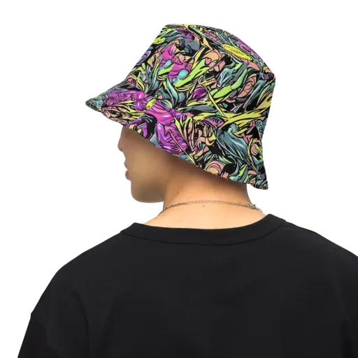 Prism Garden on a Reversible Bucket Hat