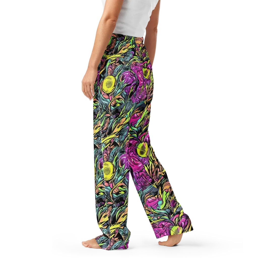 Prism Garden on Women's Pajama Pants — Left