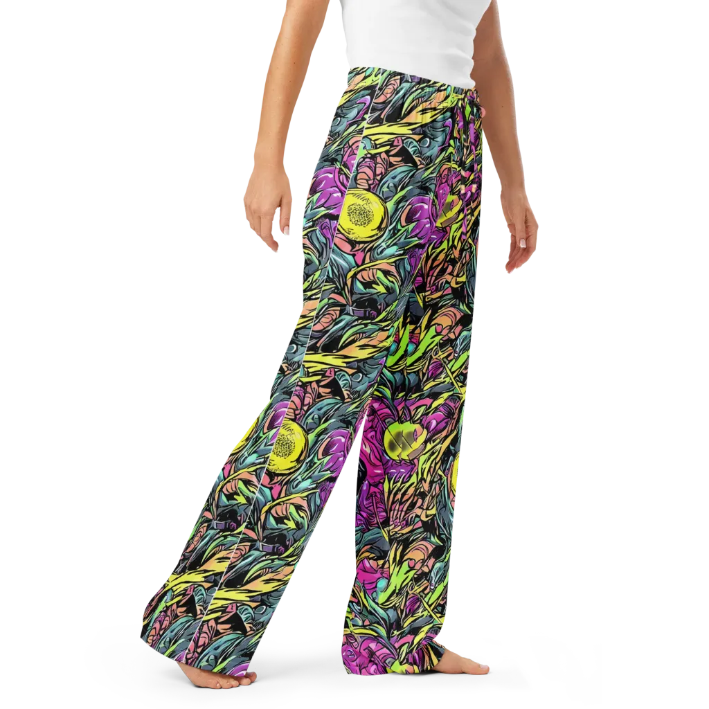 Prism Garden on Women's Pajama Pants — Right Front